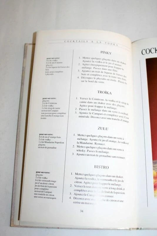 Libro "Réussir vos cocktails" Editions Chantecler – photo 5